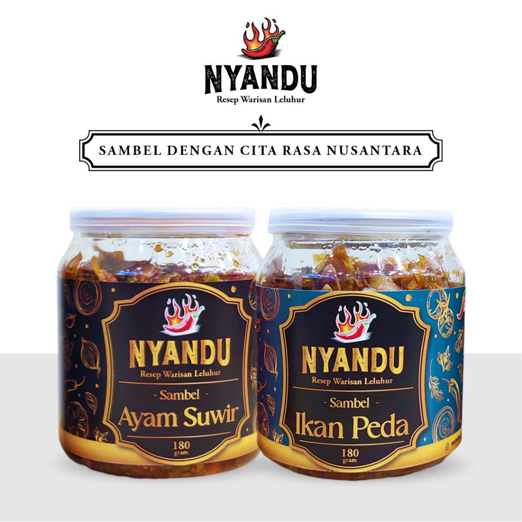 

Sambel Ayam Suwir & Sambel Ikan Peda180 gr