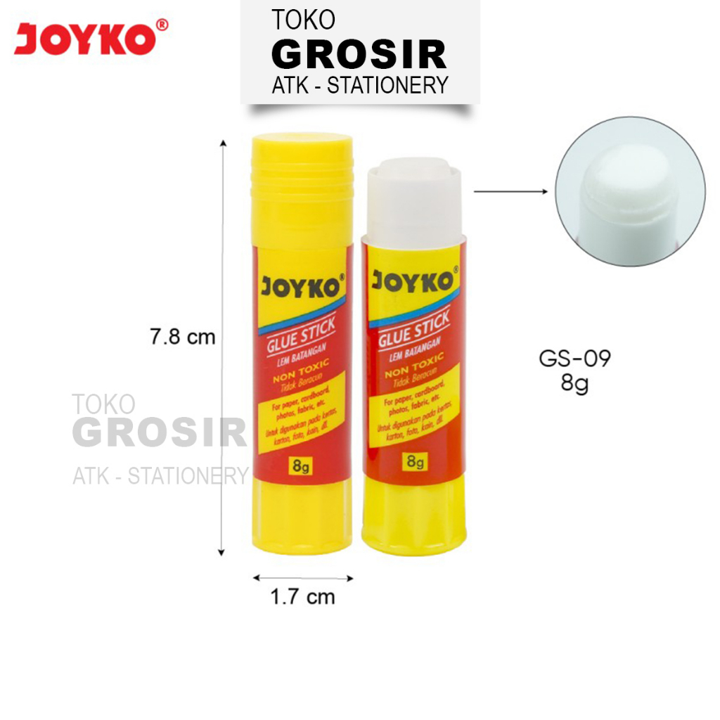 

GLUE STICK JOYKO GS-09 LEM STIK / LEM BATANG 8 GRAM