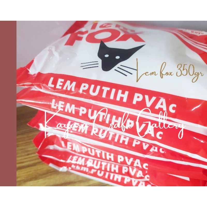 

LEM FOX SUPER 350GR/Perekat Kertas Dan Kayu
