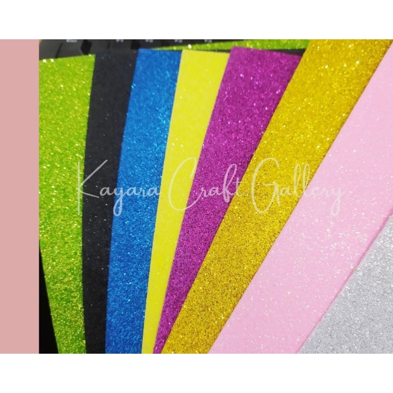 

gabus glitter per pak isi 10 lembar