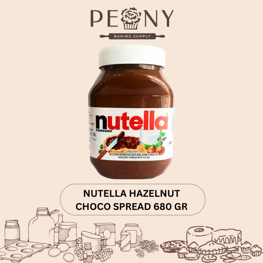 

PROMO!! NUTELLA HAZELNUT CHOCO SPREAD 680 GRAM