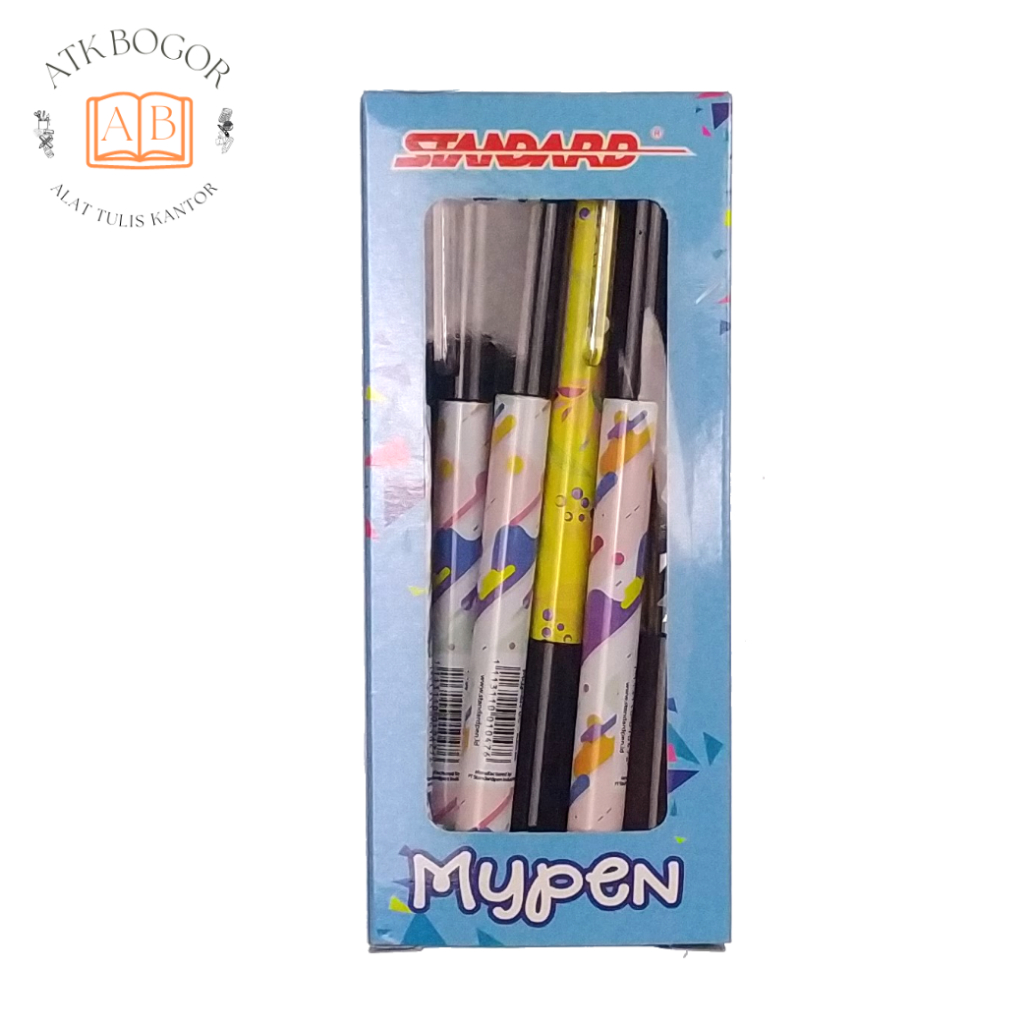 

Pulpen Jel Ukuran 0.5 Tinta Hitam Ujung Lancip Standard Mypen Fun in Color Needle Tip Gel Pen