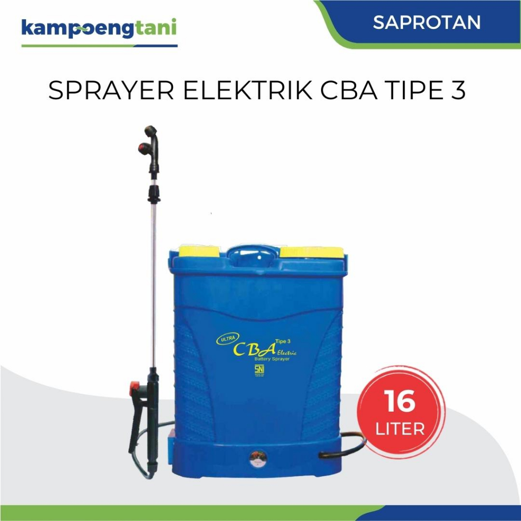 Sprayer Elektrik CBA Tipe 3 16 Liter Alat Semprot Hama Tanaman