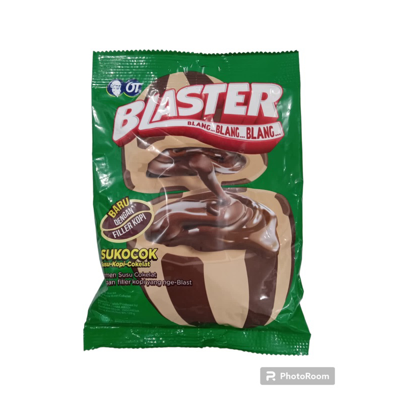 

OT Permen Blaster Susu Kopi Cokelat Sukocok 115Gram