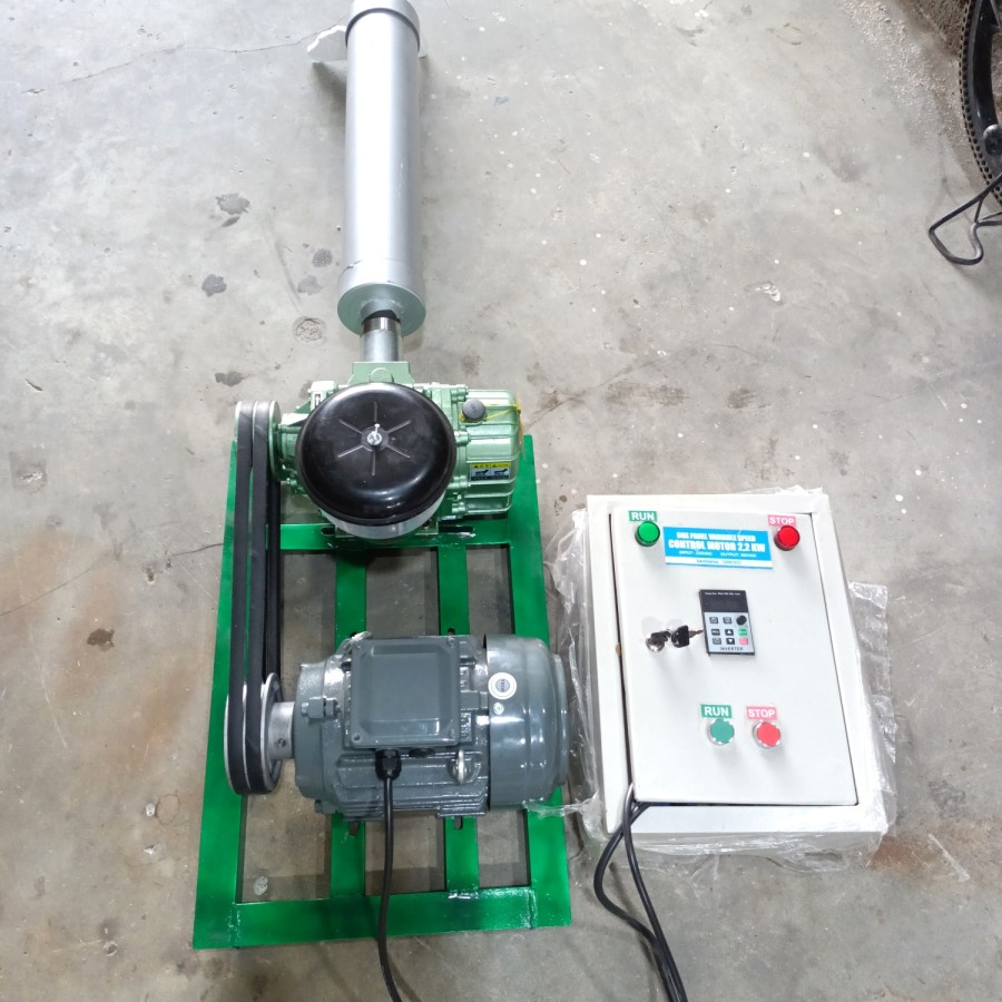 rootblower 50LA rootsblower root blower dinamo 2HP teco aerator ikan