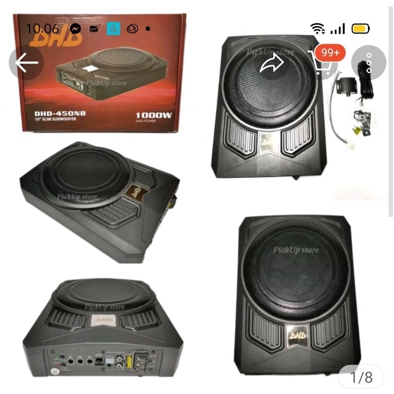 slim basstube active (model kolong) 10inch in