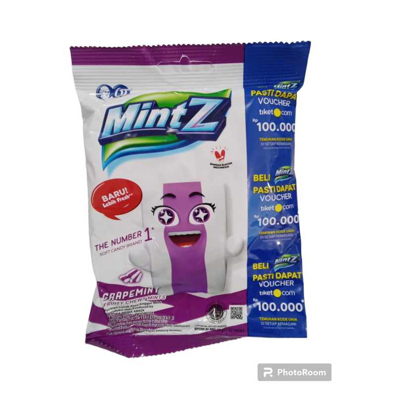 

OT Permen Mintz rasa GrapeMint 115gram