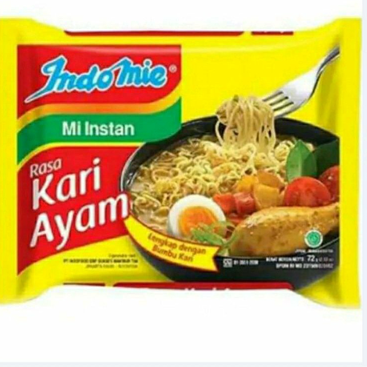 

indomie kari ayam ( 5 bungkus)