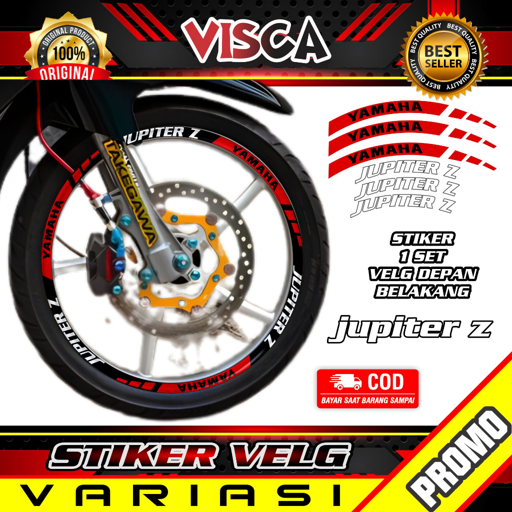 Stiker Velg List Velg Motor Stiker Velg Sticker Velg Jupiter z