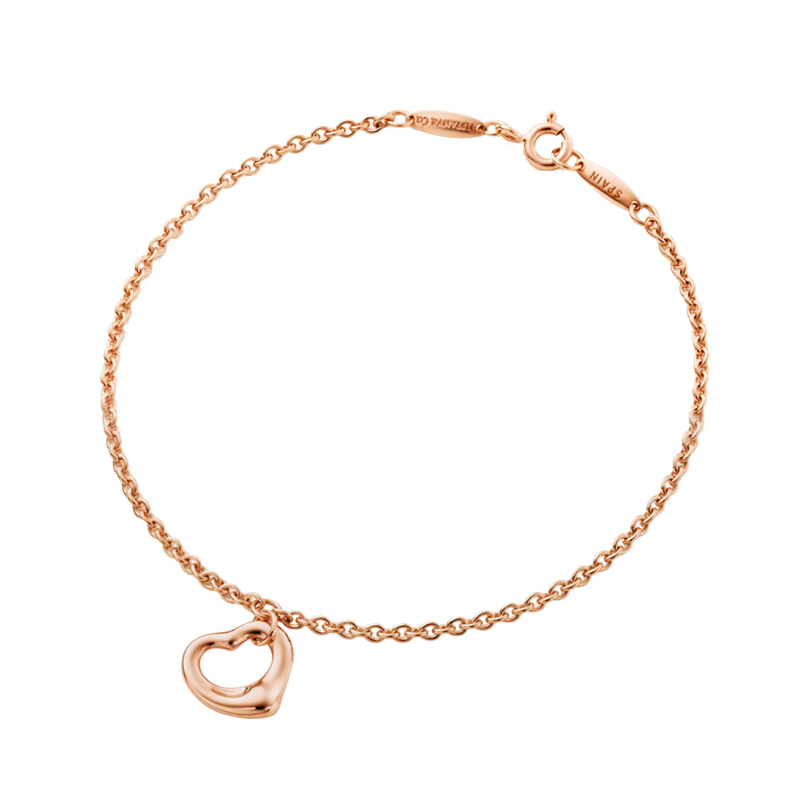17K Gold Tiffany&Co. ElsaPeretti New Love Bracelet Heart Shape