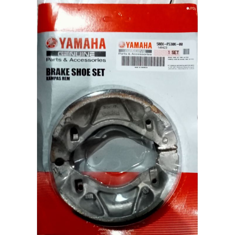 Kampas rem belakang original 5MX/ kampas rem belakang Mio, Jupiter Burhan, Vixion old