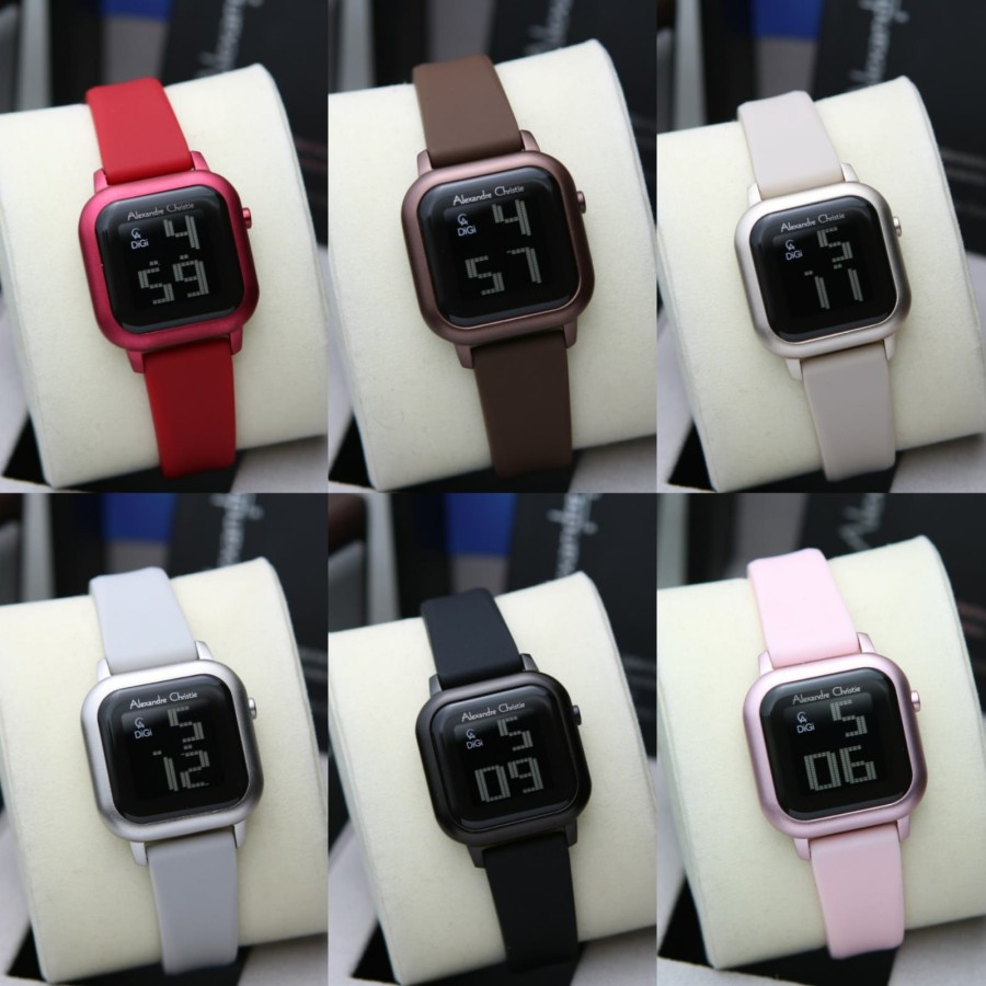 JAM TANGAN WANITA ALEXANDRE CHRISTIE AC 9392 AC9392 DIGITAL ORIGINAL