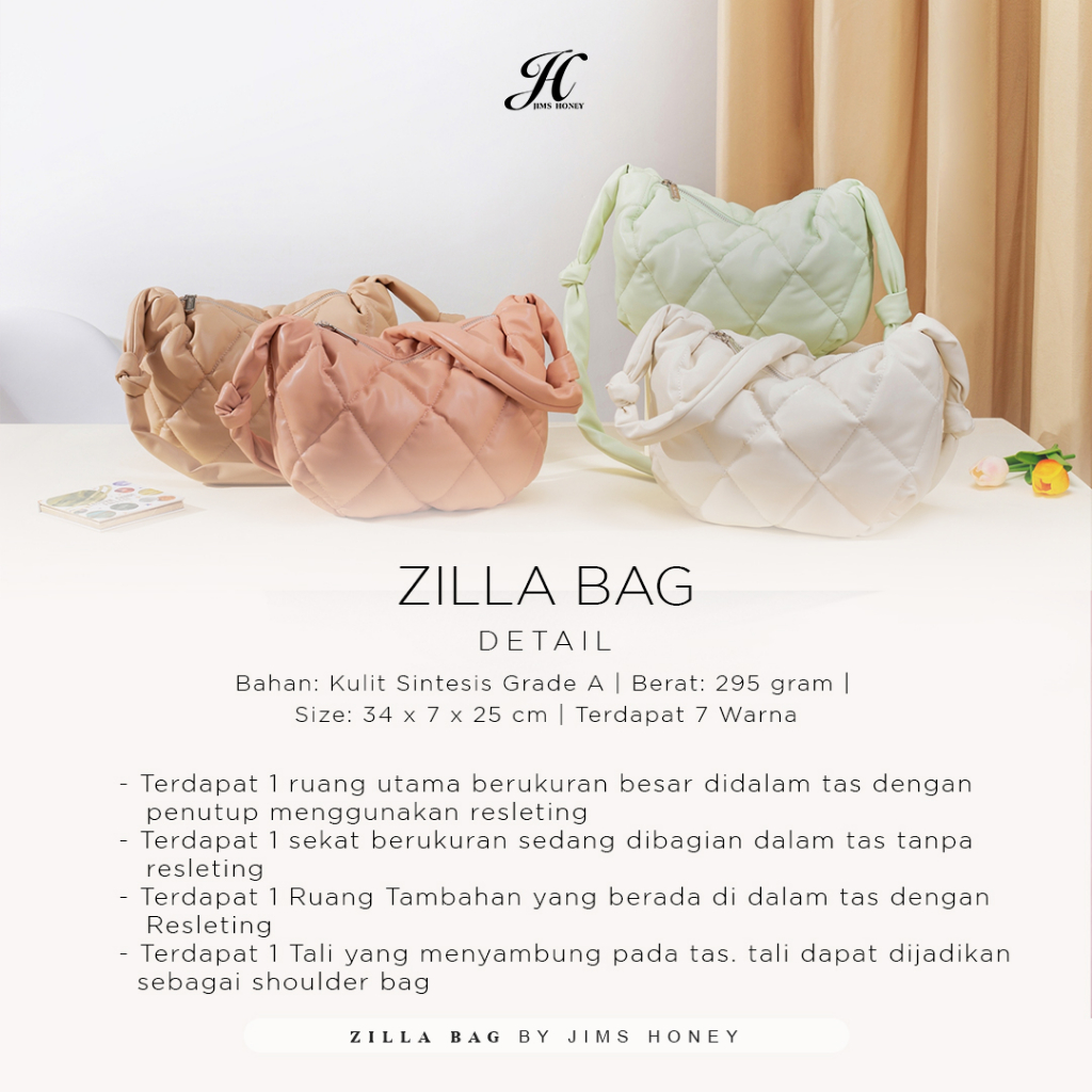 JIMS HONEY TAS SELEMPANG WANITA ZILLA BAG