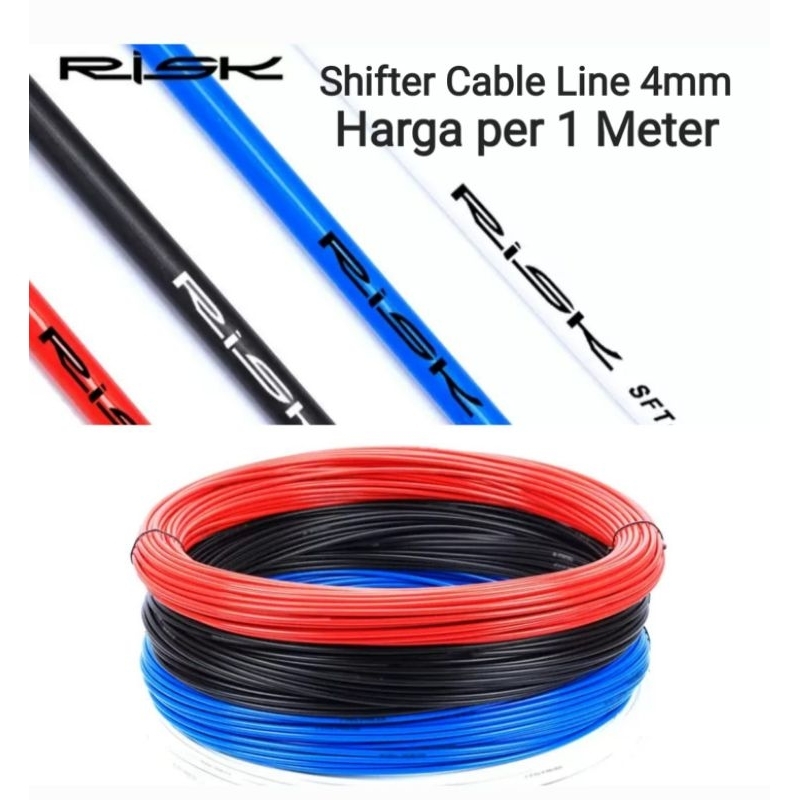 Risk Kabel Shifter Luar Cable Outer Housing Operan Shifter Gigi Sepeda