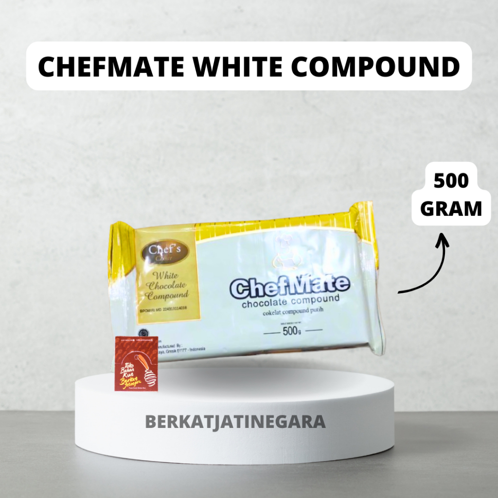 

CHEFMATE BLOCK WHITE KEMASAN 500 GR / COKLAT BLOK PUTIH