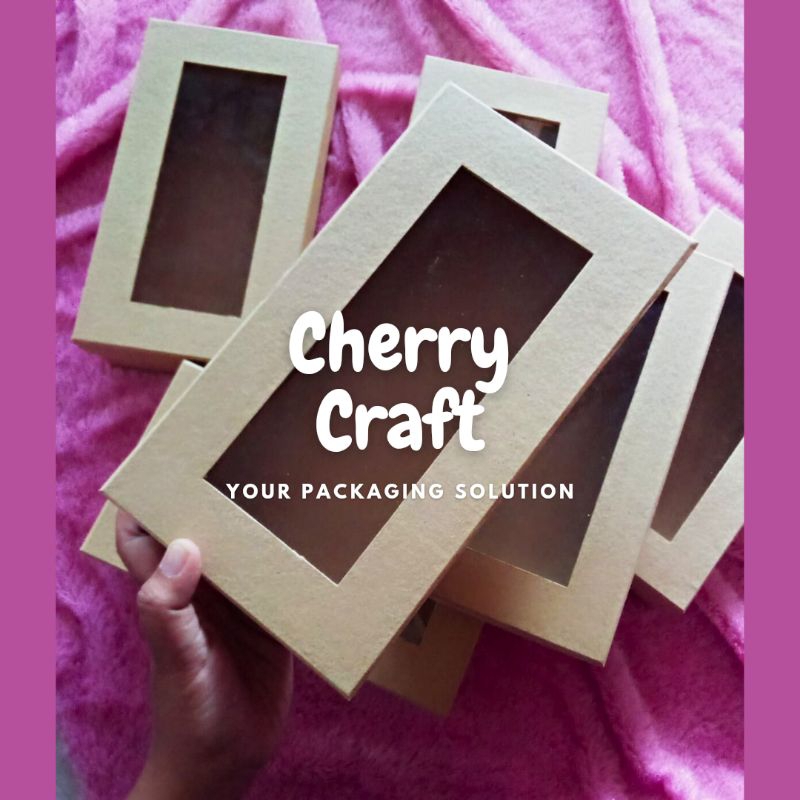 BOX MIKA UNTUK HIJAB PASHMINA BROSS 20X10X4 CM full cover tutup mika