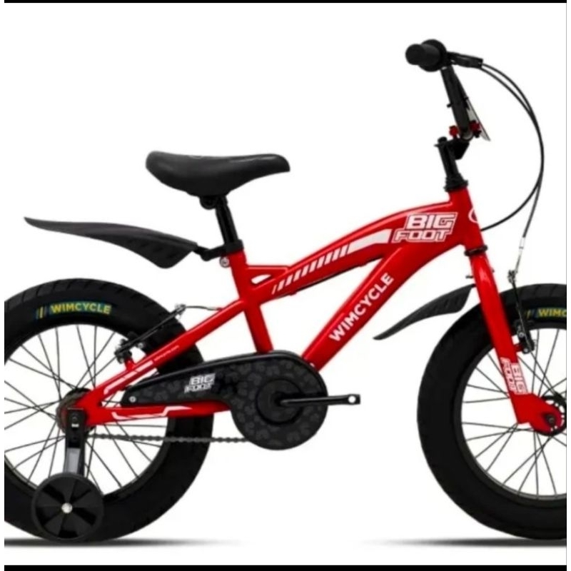 sepeda bmx 16 wimcycle bigfoot terbaru