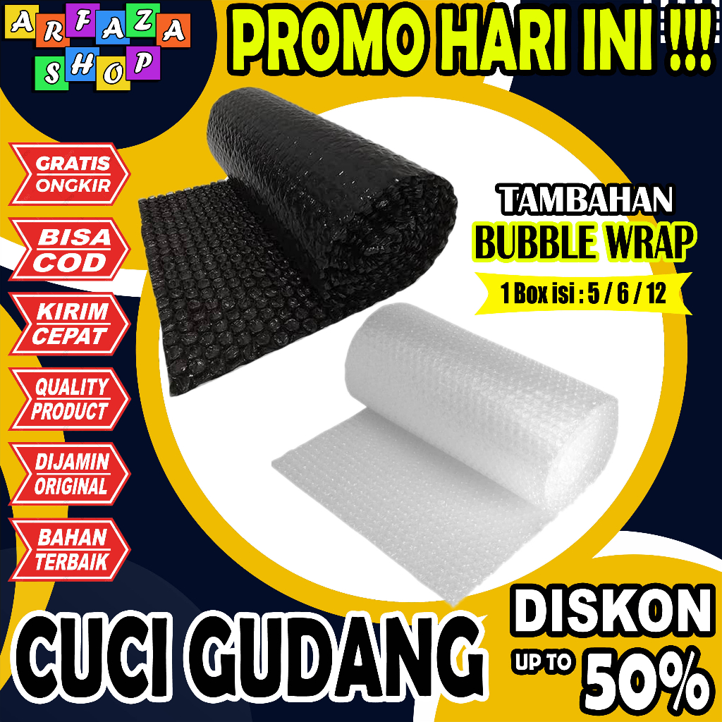 

TAMBAHAN PACKING BUBBLE WRAP