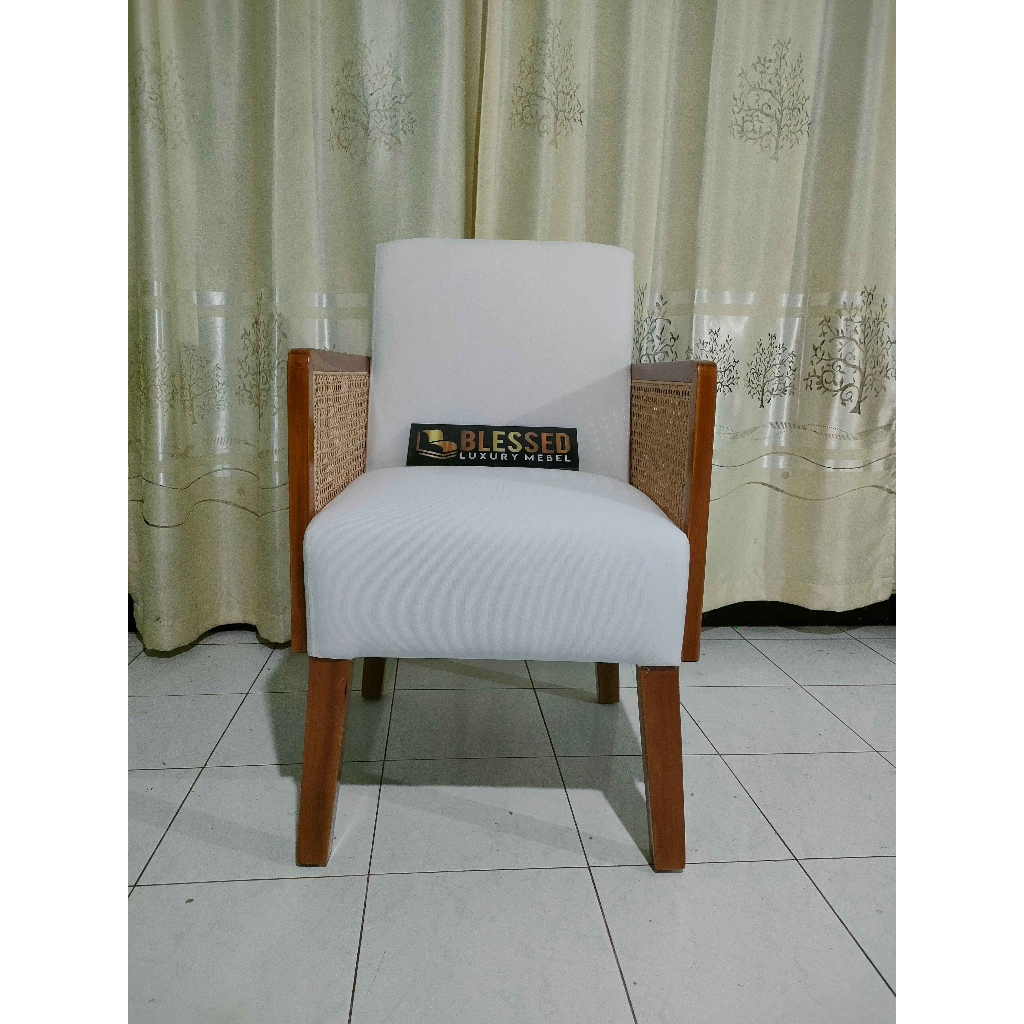 REAL PICT KURSI JOK BUSA SOFA. KURSI JOK ROTAN/ KURSIO CAFE/ KURSI TAMU ROTAN