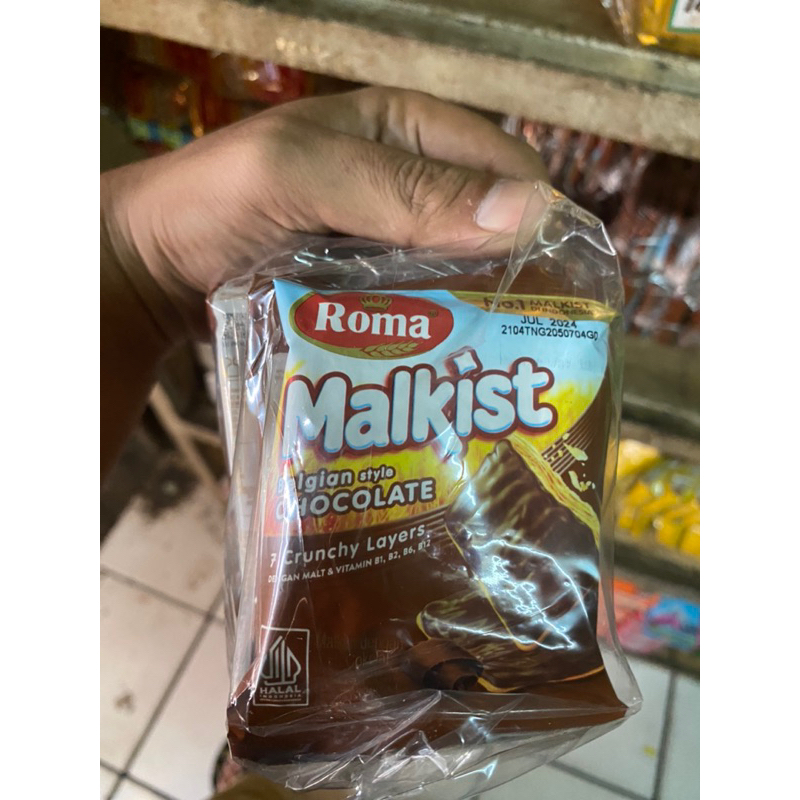 

Biskuit Roma Malkist Coklat Renceng isi 10 pcs x 18 gr Termurah