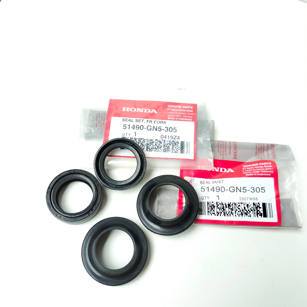 SEAL SHOCK + SEAL ABU GRAND SUPRA BEAT VARIO KARISMA ORIGINAL ( 51490 - GN5 - 305)
