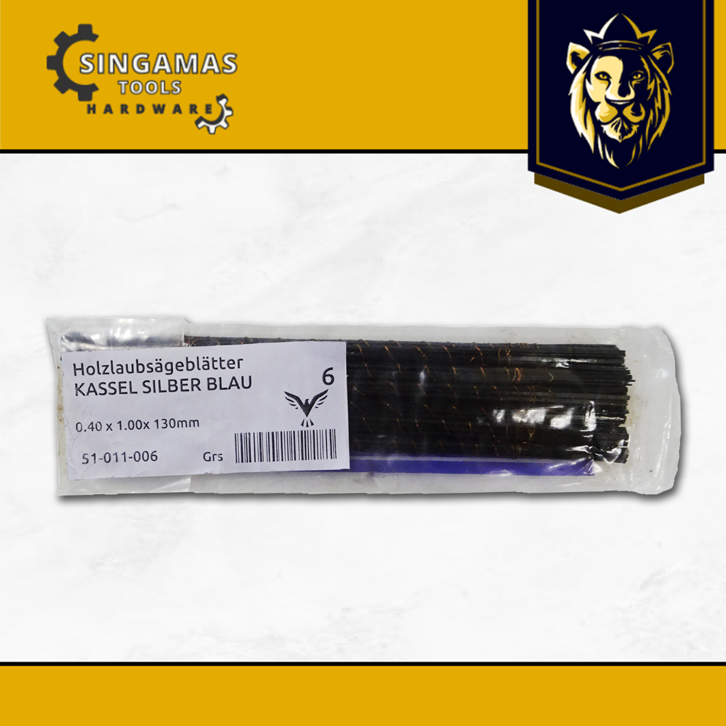 KASSEL Mata Gergaji Ukir Kayu No. 6 - per Gross/144pcs