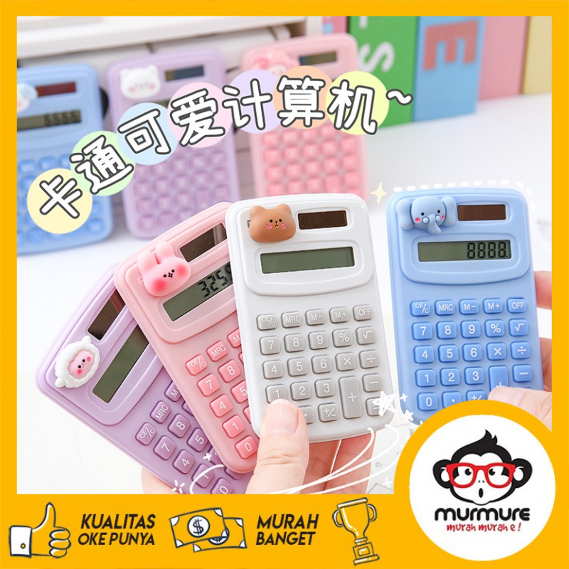 

MURMURE I CUTE MINI PORTABLE STUDENT DIGIT CALCULATOR DENGAN TOMBOL PENEKAN SILIKON ALAT TULIS KARTUN KALKULATOR KANTOR SEKOLAH