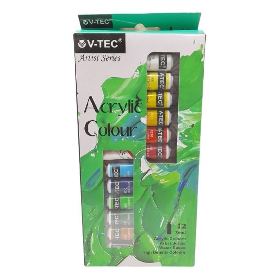 

Cat Acrylic V-Tec 12 warna/6ml