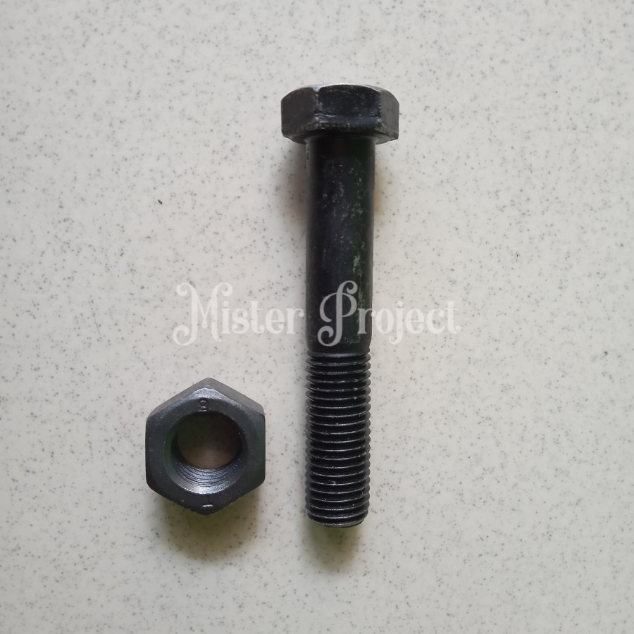 Baut Baja M16 x 90mm + Mur 24mm