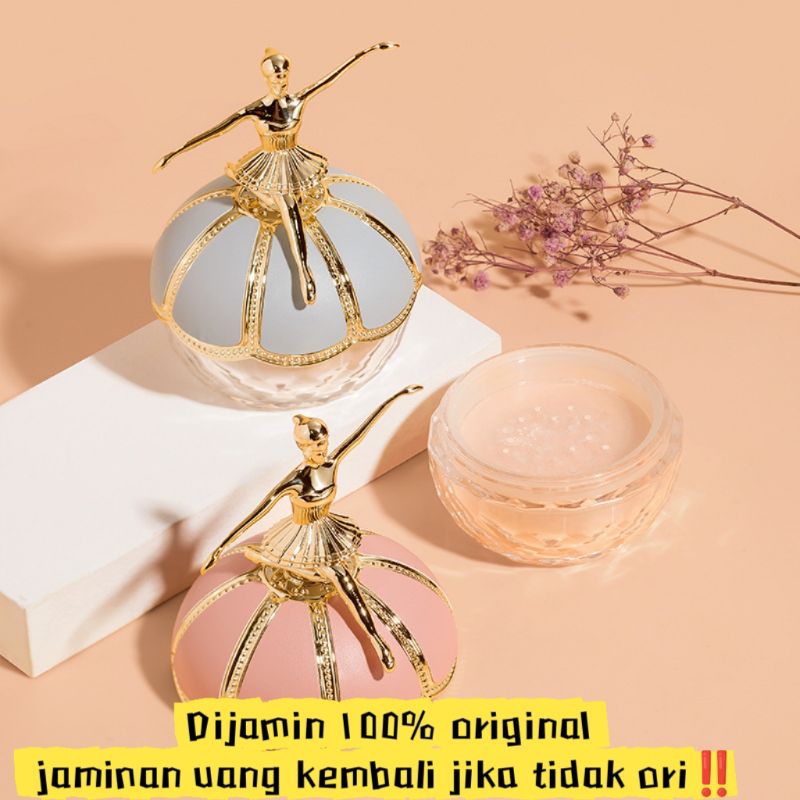 (READY)MACK ANDY Ballet loose powder Makeup Bedak Rias Waterproof/Pengontrol Minyak Halus Bening