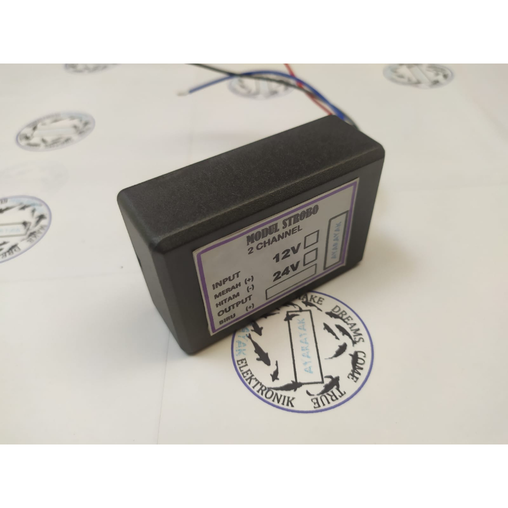 MODUL STROBO 2CHANNEL 3 MODE 12V-24V