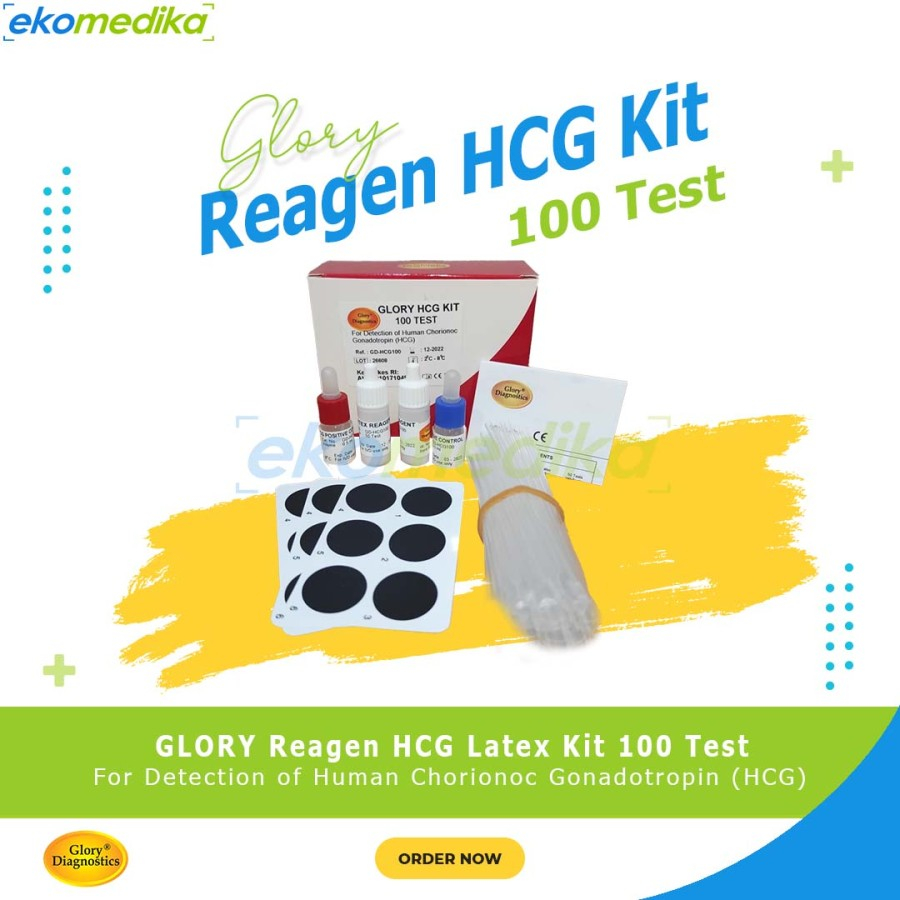 Reagen HCG Latex Kit 100 Test Glory Diagnostics