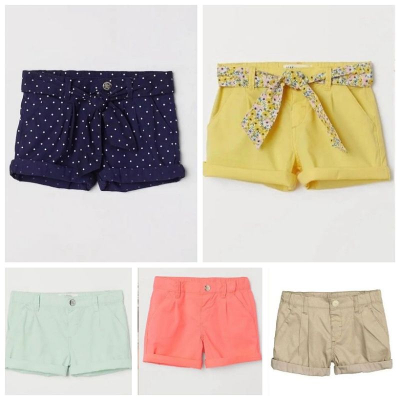 HnM girls pants celana HnM perempuan celana pendek anak