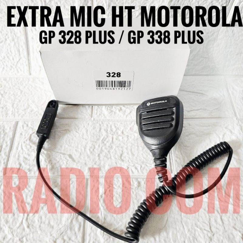 EXTRAMIX HT MOTOROLA GP338 PLUS GP328 PLUS ANALOG / HAND MIC HT MOTOROLA GP328 PLUS GP338 PLUS ANALO