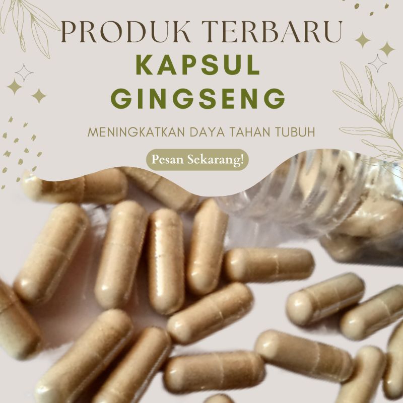 

Kapsul Curah Ginseng Jawa 50 x 600mg Jamu Kuat Pria Herbal Libido