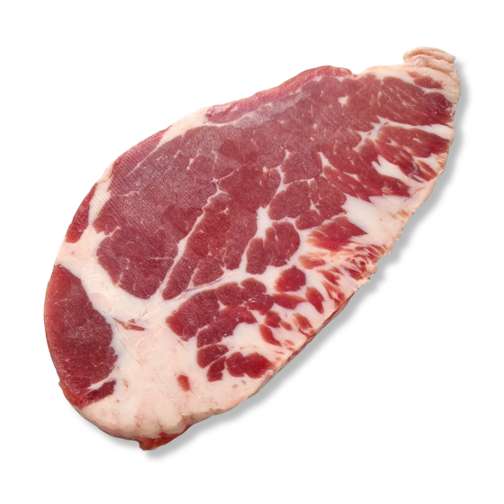 

Daging Sapi AUS Premium Grainfed Beef Chuck Crest Steak MB 4++ 200gr