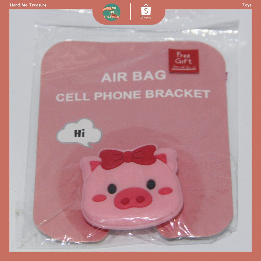 Air Bag Cell Phone Bracket [popsocket] - Karakter Babi