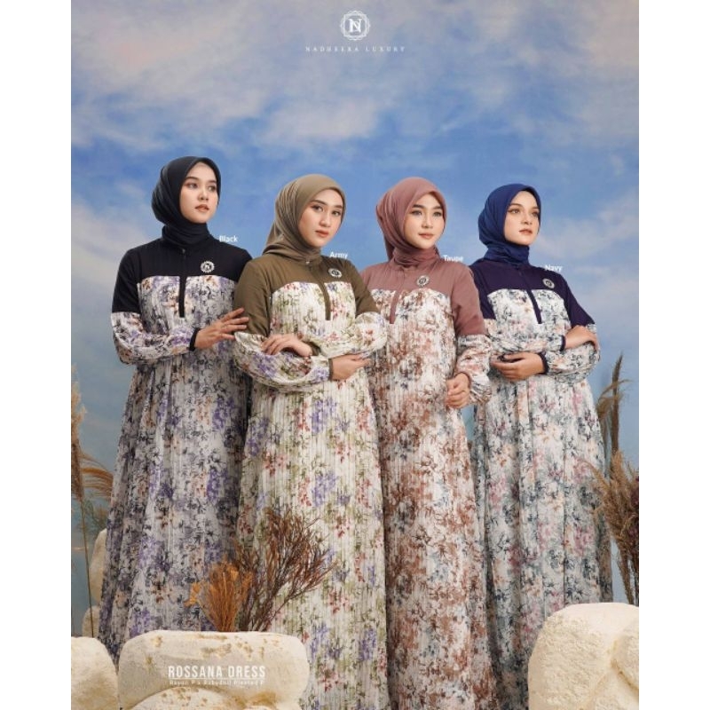Rossana Dress ll rekomendasi dress simple ll rekomendasi outfit mewah