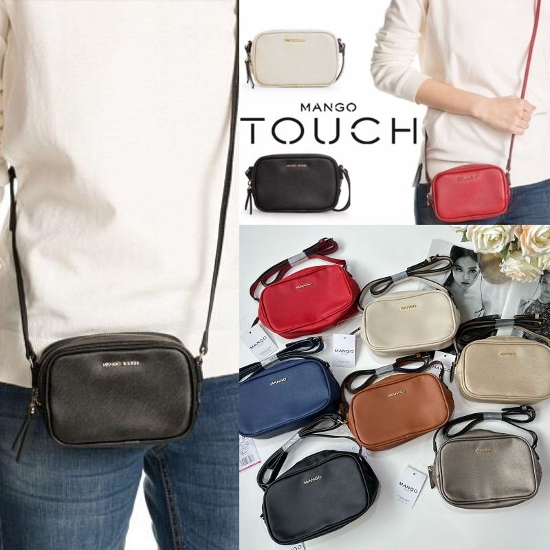 MNN touch logo cross body bag