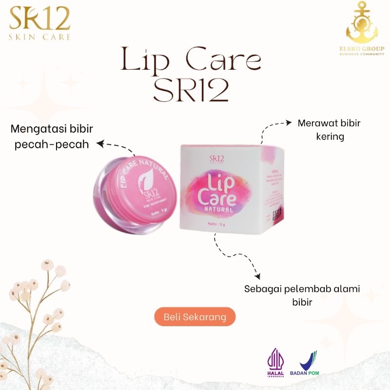 LIP CARE SR12 BEST SELLER.. PELEMBAB BIBIR / PEMERAH BIBIR PERMANEN / PEMERAH BIBIR PEROKOK / LIPCAR