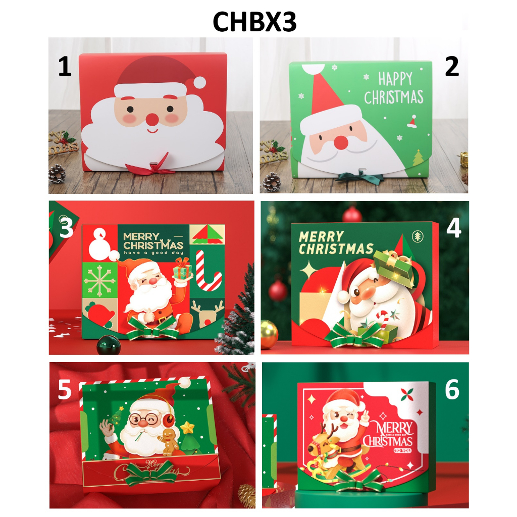 

Kotak Bingkisan | Goodie Box | Box Hampers | Kotak Hadiah Acara Natal Ukuran Sedang