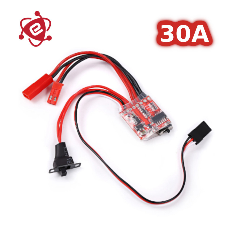 Mini ESC Brushed 30A 20A 10A with Brake Car Boat Tank Train