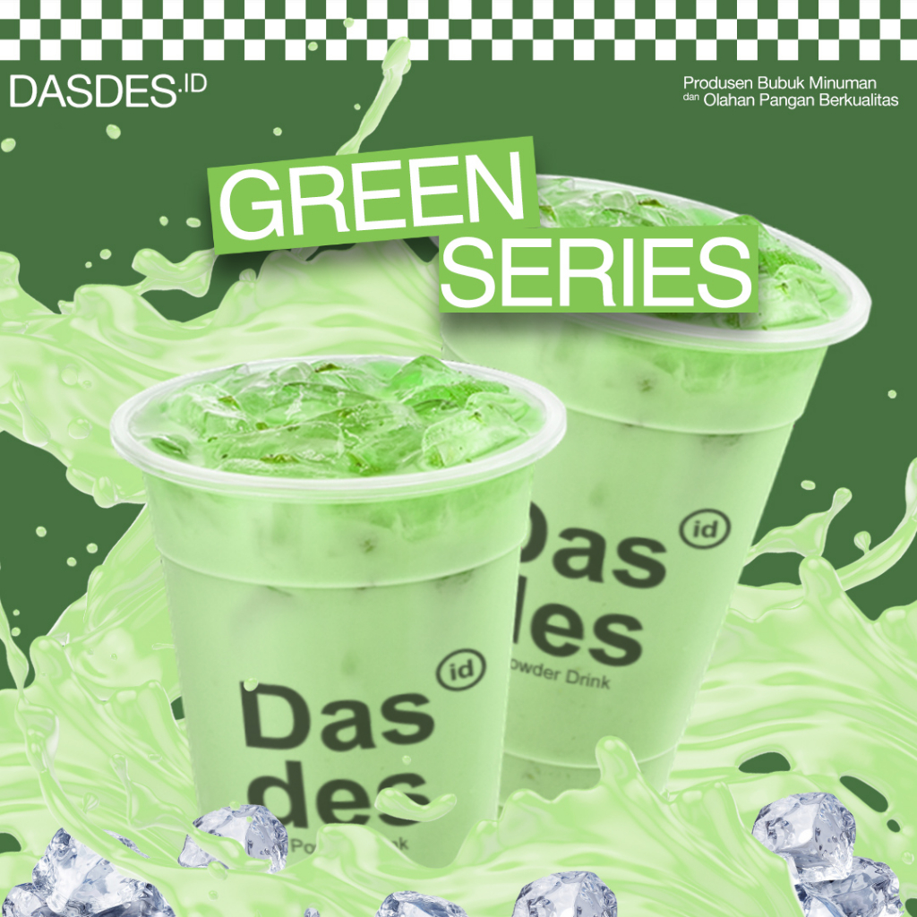 

BUBUK MINUMAN GREEN SERIES | BUBUK INSTAN | BUBUK DASDES | 1KG - DASDES Powder Drink