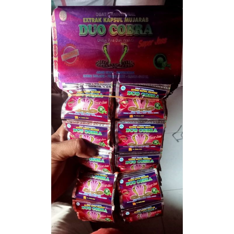 

duo kobra isi 20 saset 2 kapsul original 100%