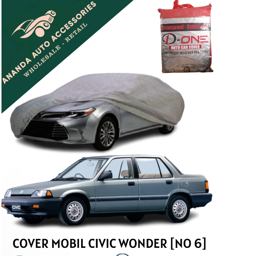Selimut Mobil Sedan Honda Civic Wonder Pakai No 6 Aksesoris Eksterior Mobil Cover Mobil Bisa COD