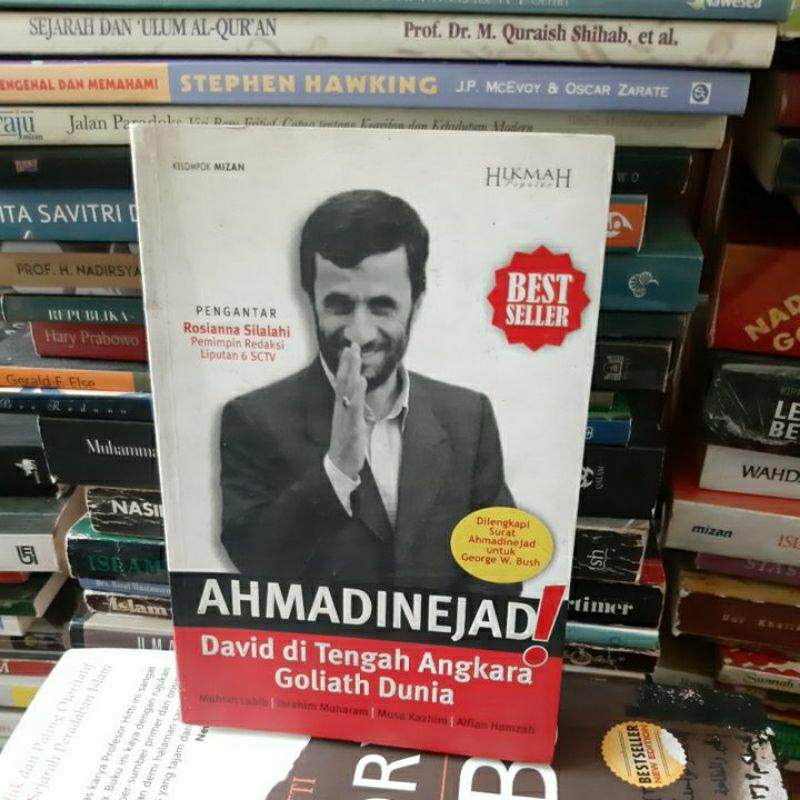 Buku Ahmadinejad. David di tengah angkara goliath dunia.  Muhsin Labib. Ibrahim Muharam. Musa Kazhim