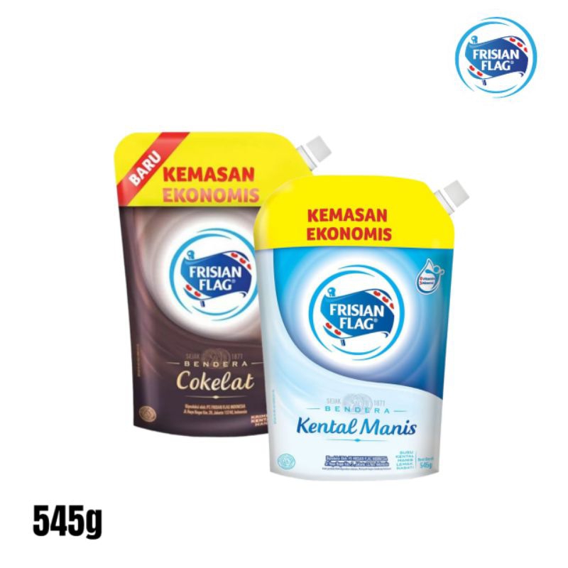 

SUSU FRISIAN FLAG| Susu Bendera| Susu Kental Manis dan Susu Coklat Pouch 545gr