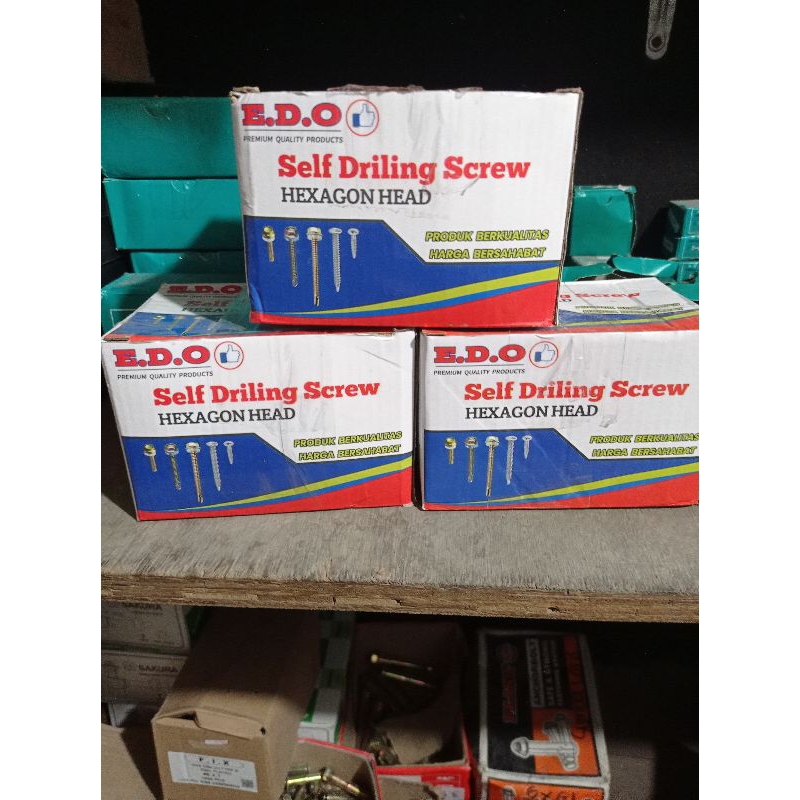 Baut driling untuk pasang atap galvalum skrup roofing baja ringan dan asbes