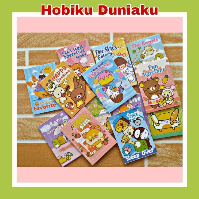 

Buku Memo Mini/Note Book Mini/Buku Tulis Mini/Buku Kecil Lucu/Buku Saku/Buku Viral Aesthetic