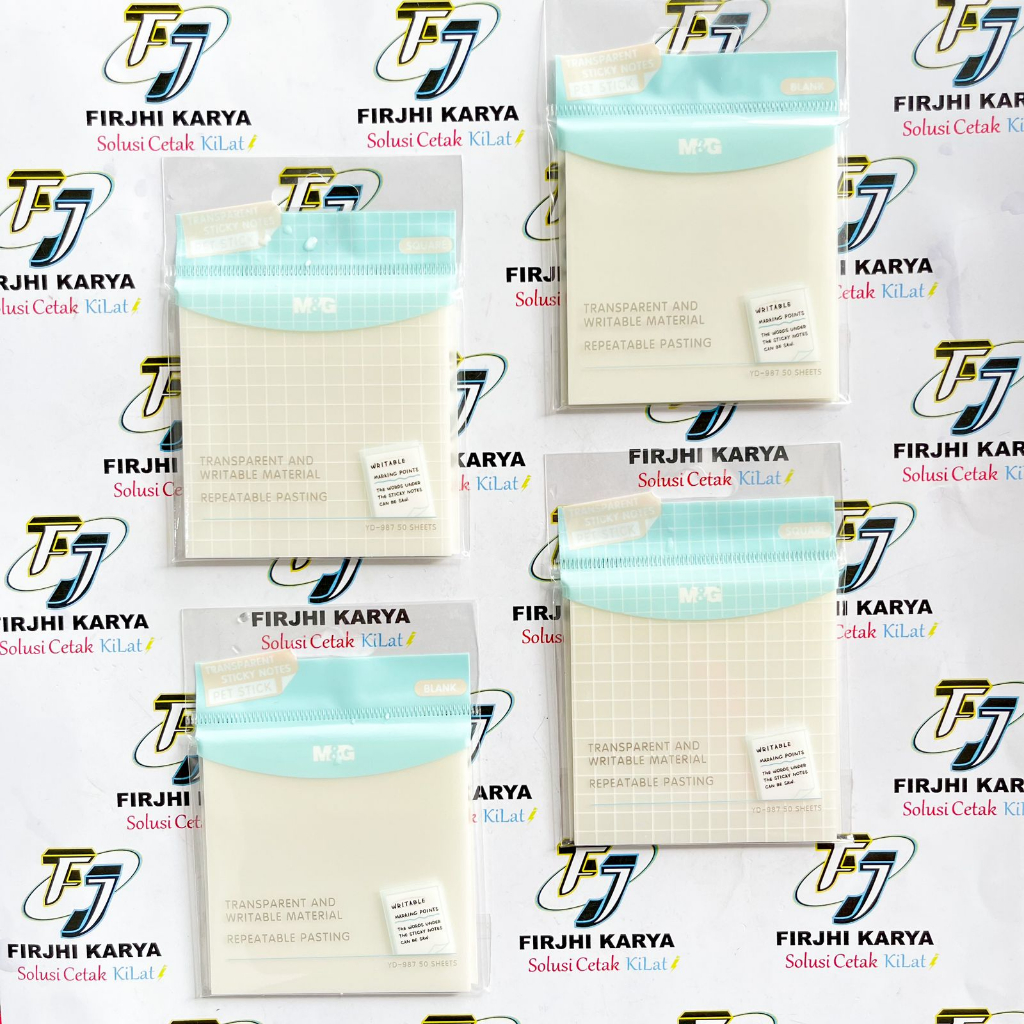 

Sticky Notes Pet 3X3 50 sheets - M&G